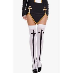 Holy Cross Over the Knee Socks